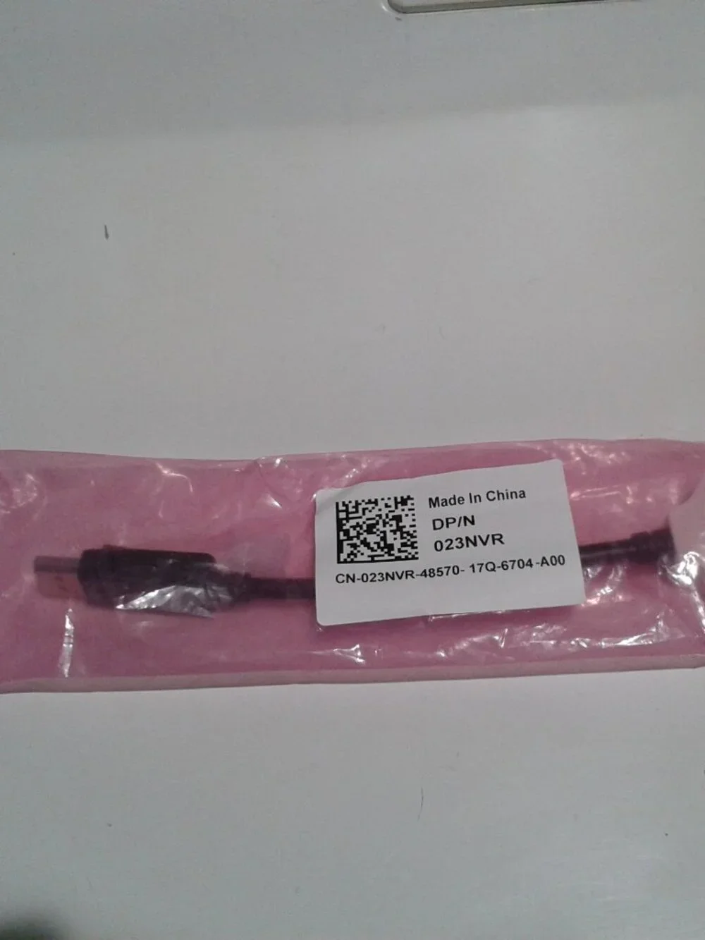 Genuine DELL PN-023NVR DisplayPort-to-DVI dongle cable NEW